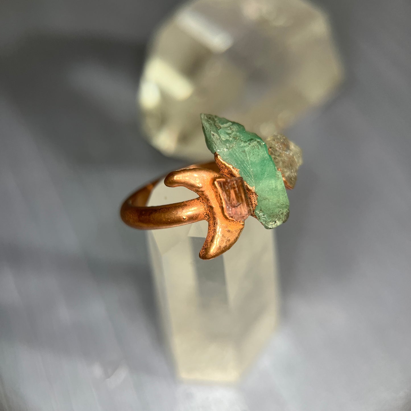 Moonscape Crystal Ring