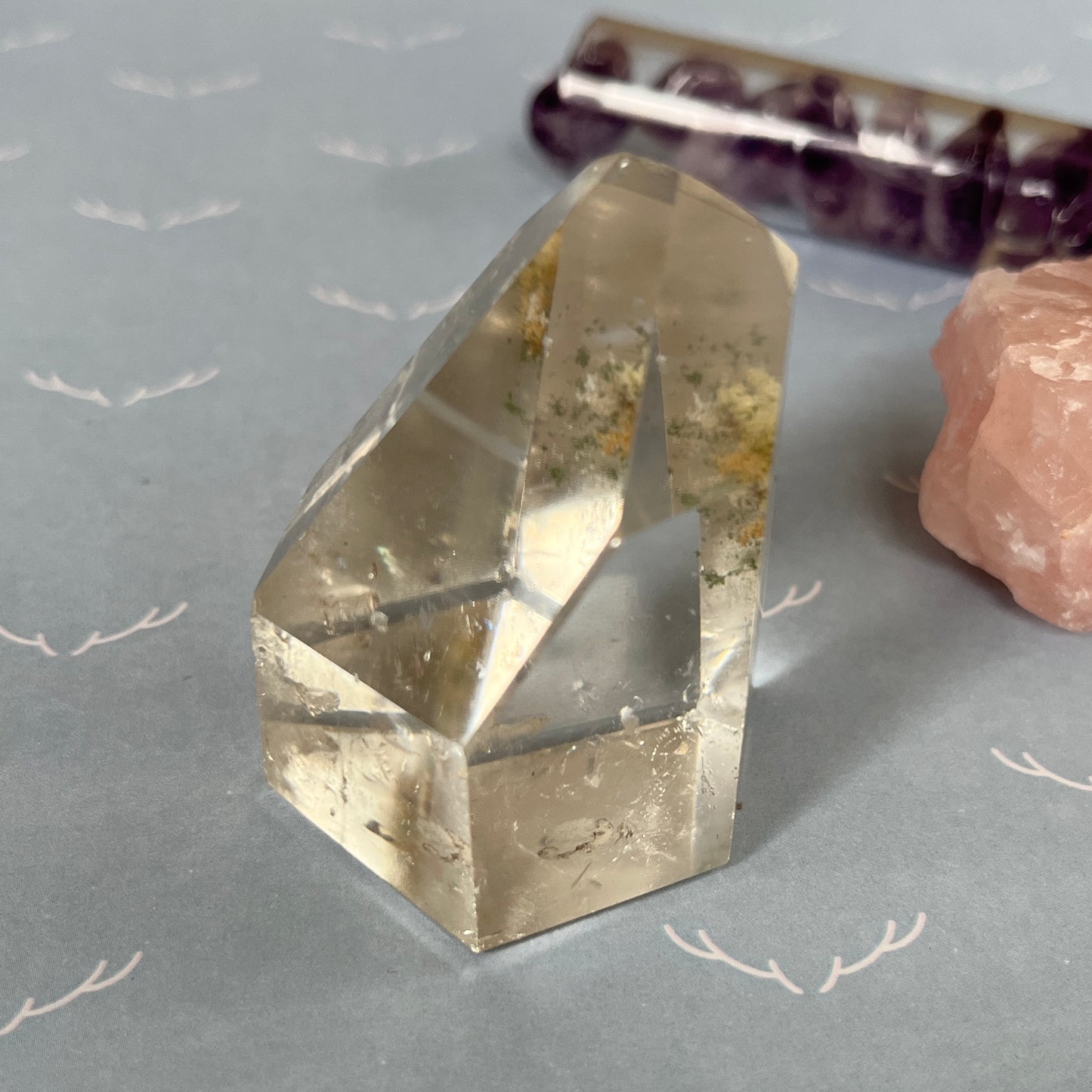 Clear Quartz Point with Inclusions