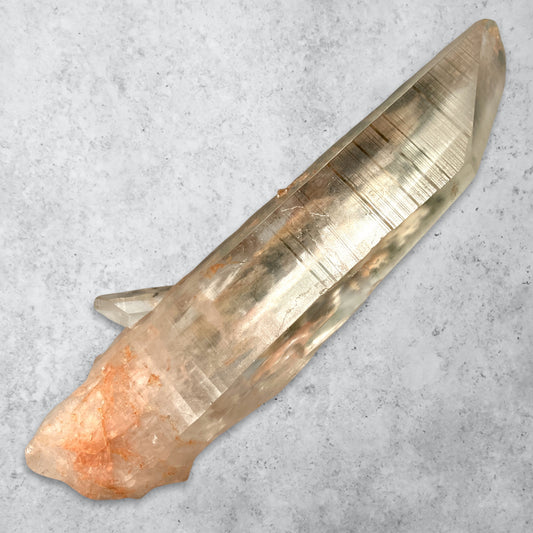 brazilian quartz wand lemurian seed crystal inclusions healing large