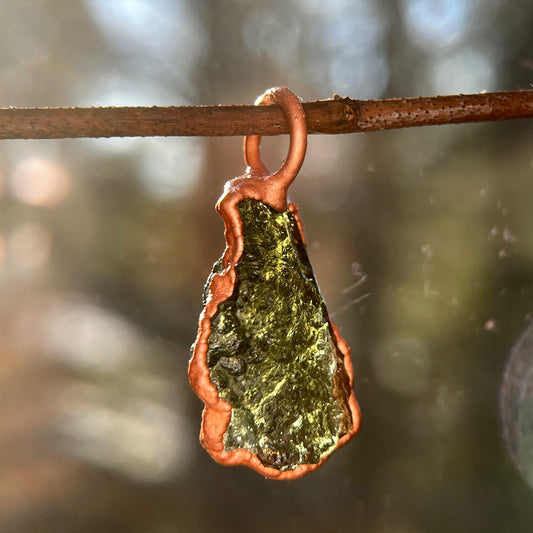 Moldavite Pendant Necklace