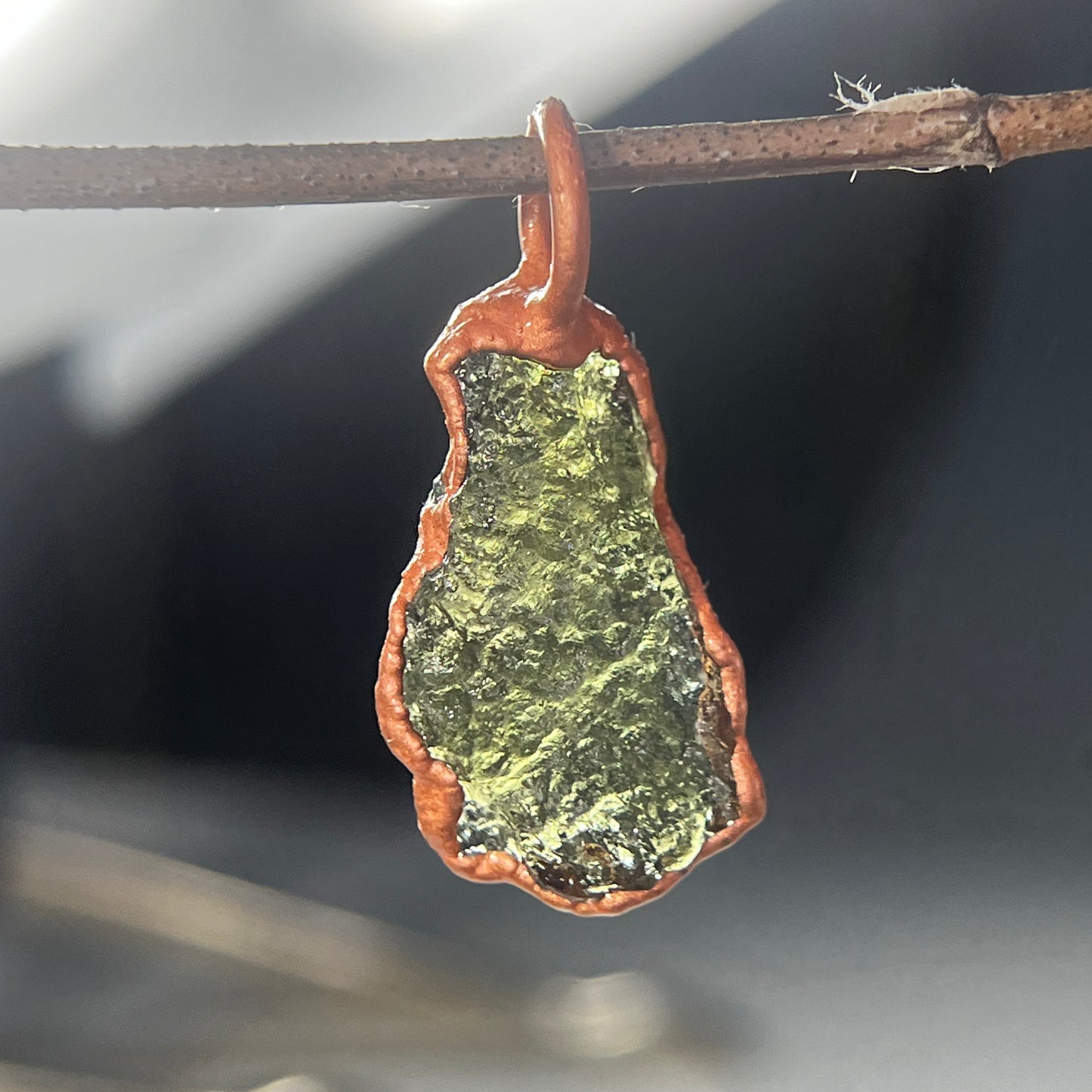 Moldavite Pendant Necklace