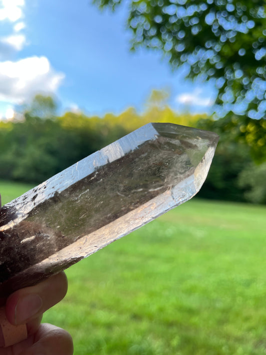 Translucent Smoky Quartz Crystal Wand