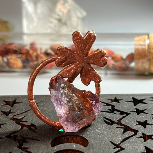 Ametrine Flower Necklace