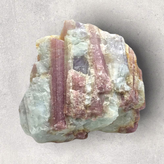 Rubellite Crystal Brazilian Pink Tourmaline Quartz Albite