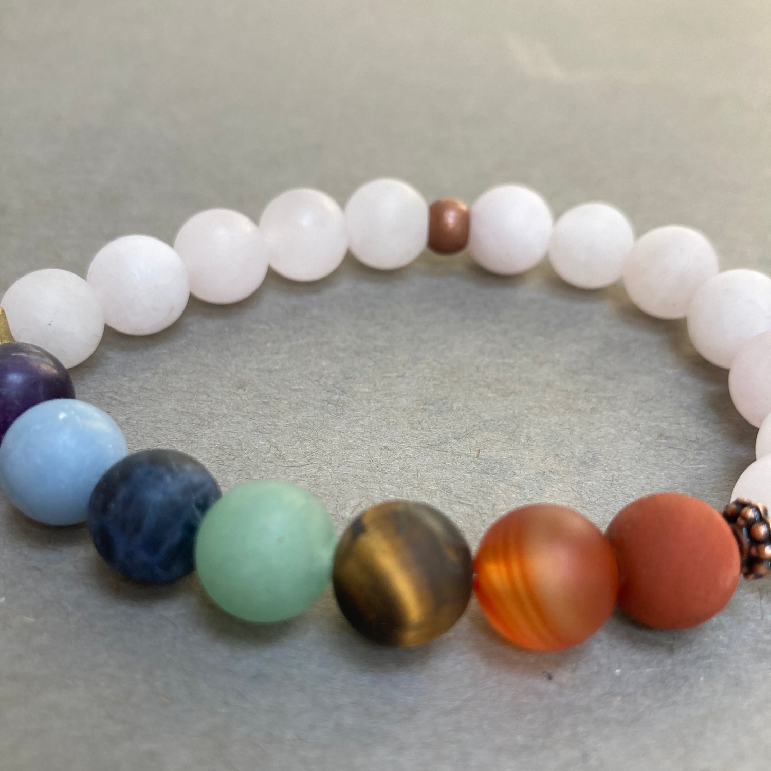 pride crystal bracelet genderfluid unisex rainbow