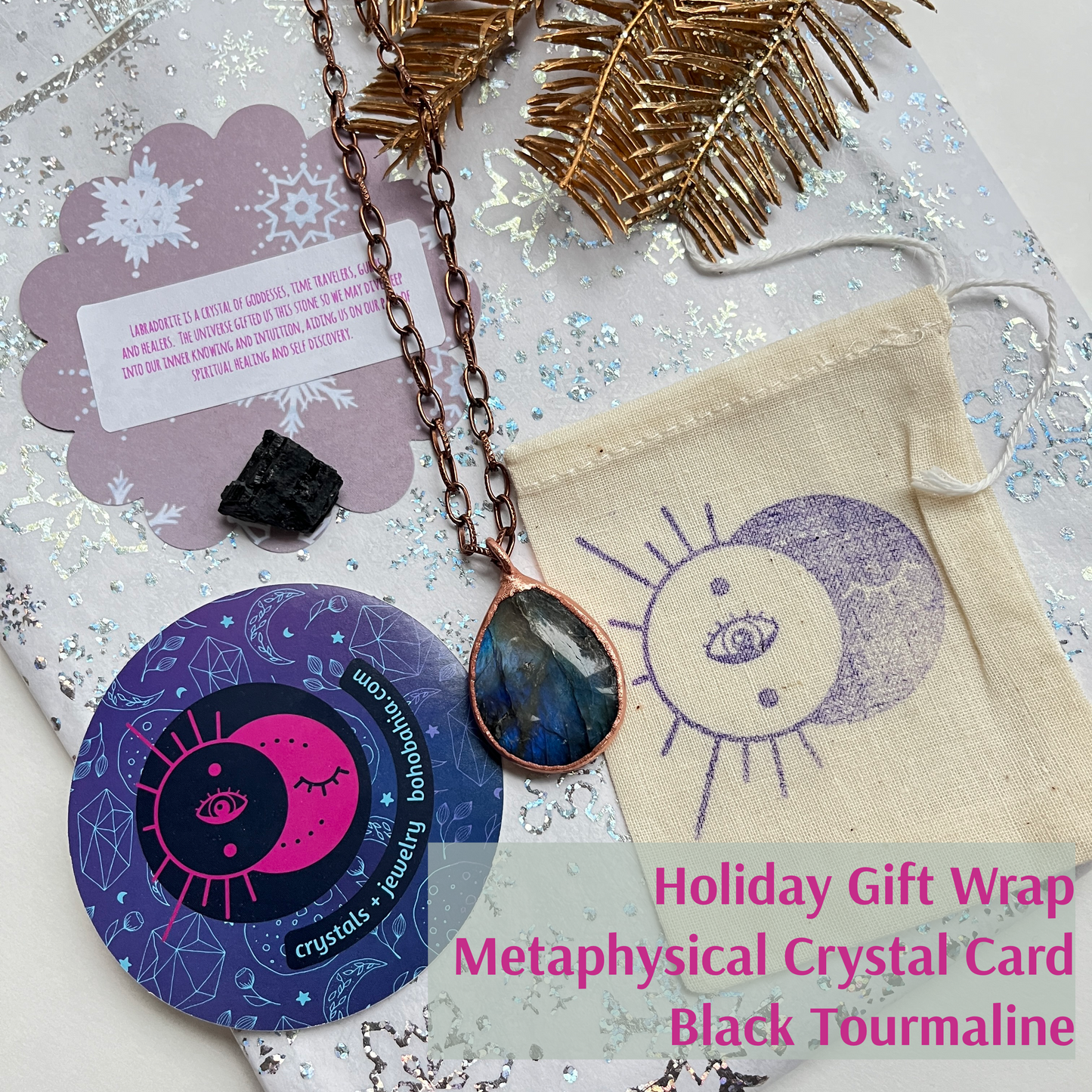 electroformed crystal jewelry makes a perfect holiday gift, don't delay purchase to get it delived in time.  Ships with special holiday gift wrap.