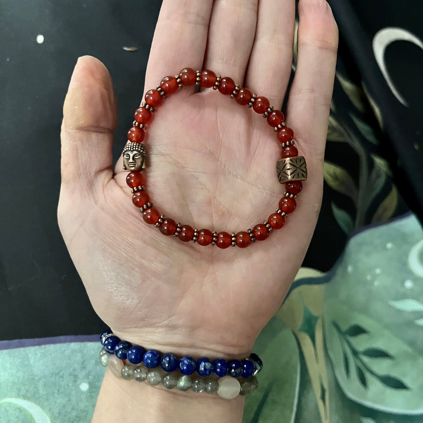 Carnelian Chakra Crystal Yoga Bracelet