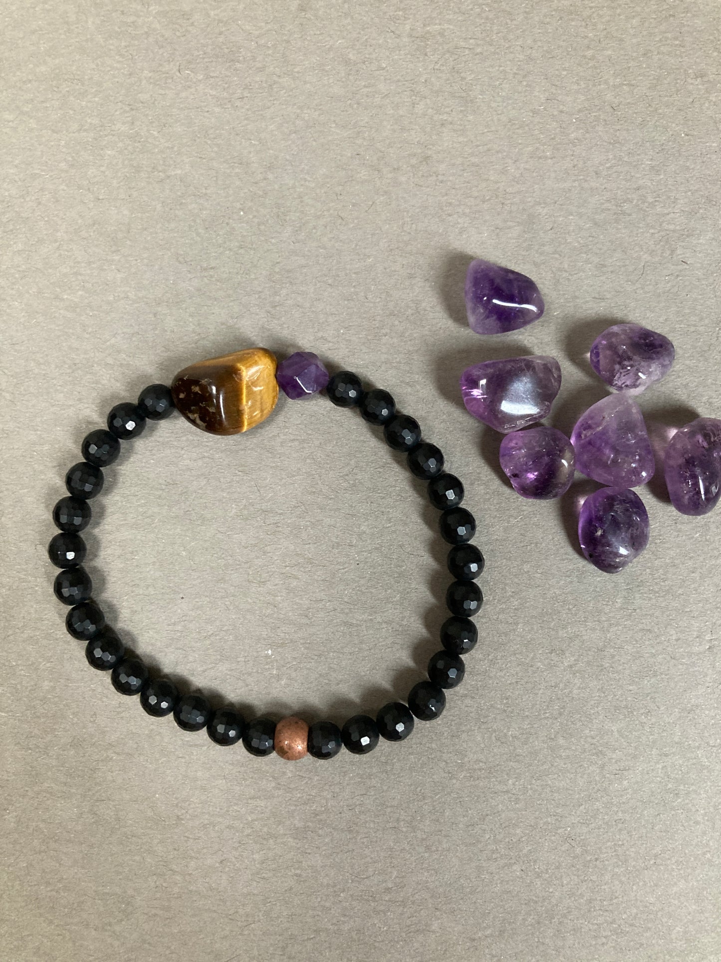 Guys Healing Crystal Bracelet