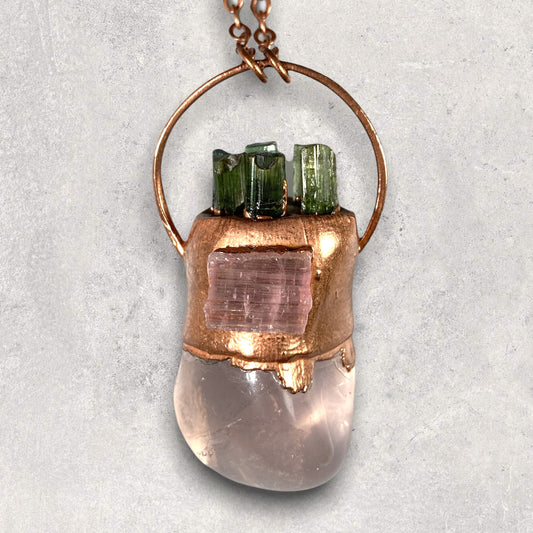 Crystal Crown Necklace