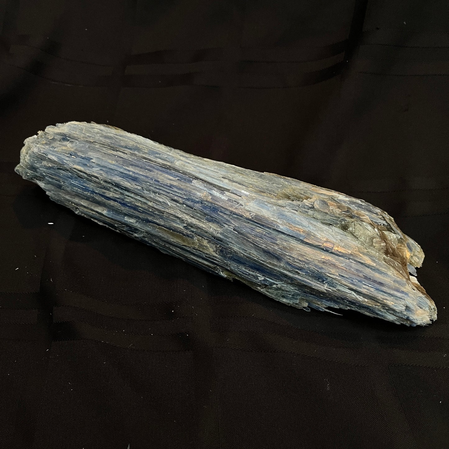 Large Blue Kyanite Show Piece w/ Citrine + Quartz