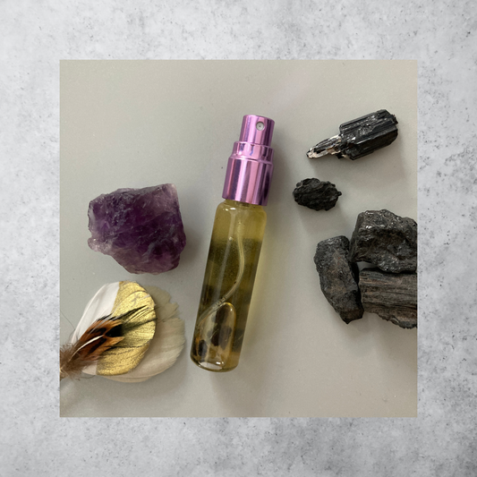 Black Tourmaline Crystal Infused Essential Oil Blend