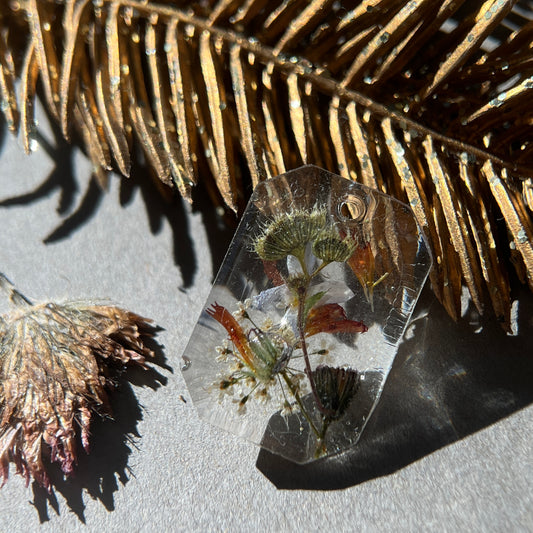 Pressed Wildflowers Necklace