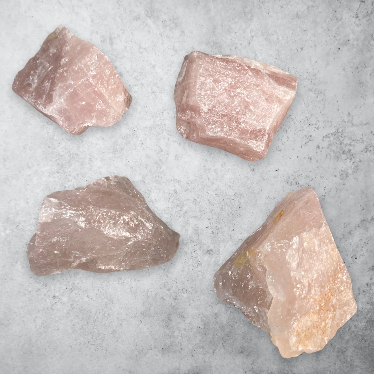 rough natural brazilian rose quartz crystal