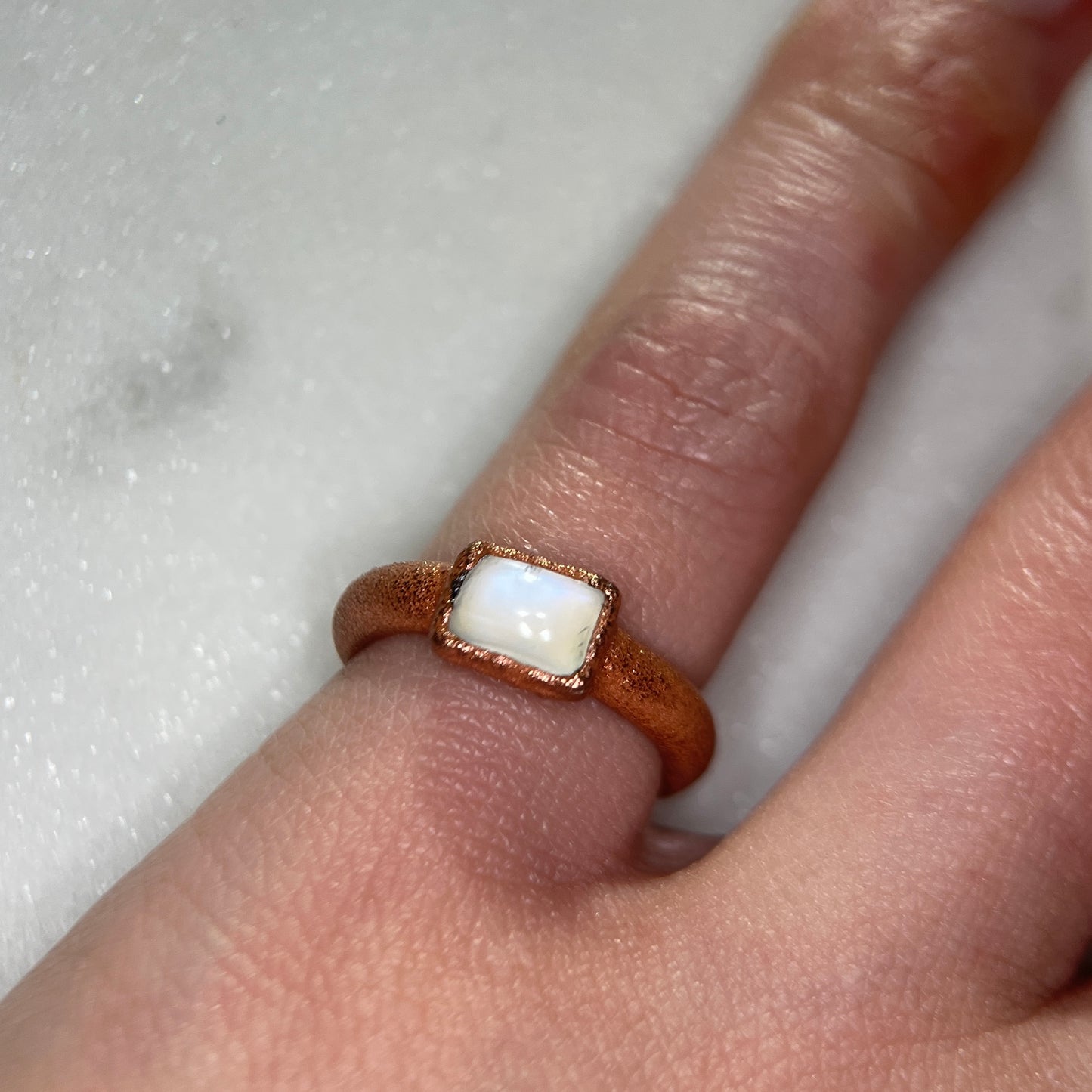 Moonstone Stack Ring