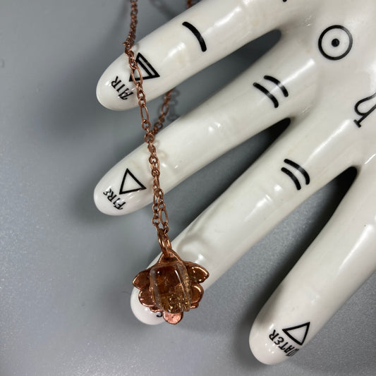 Petite Fire Flower Necklace