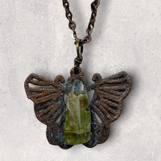 tourmaline handmade butterfly