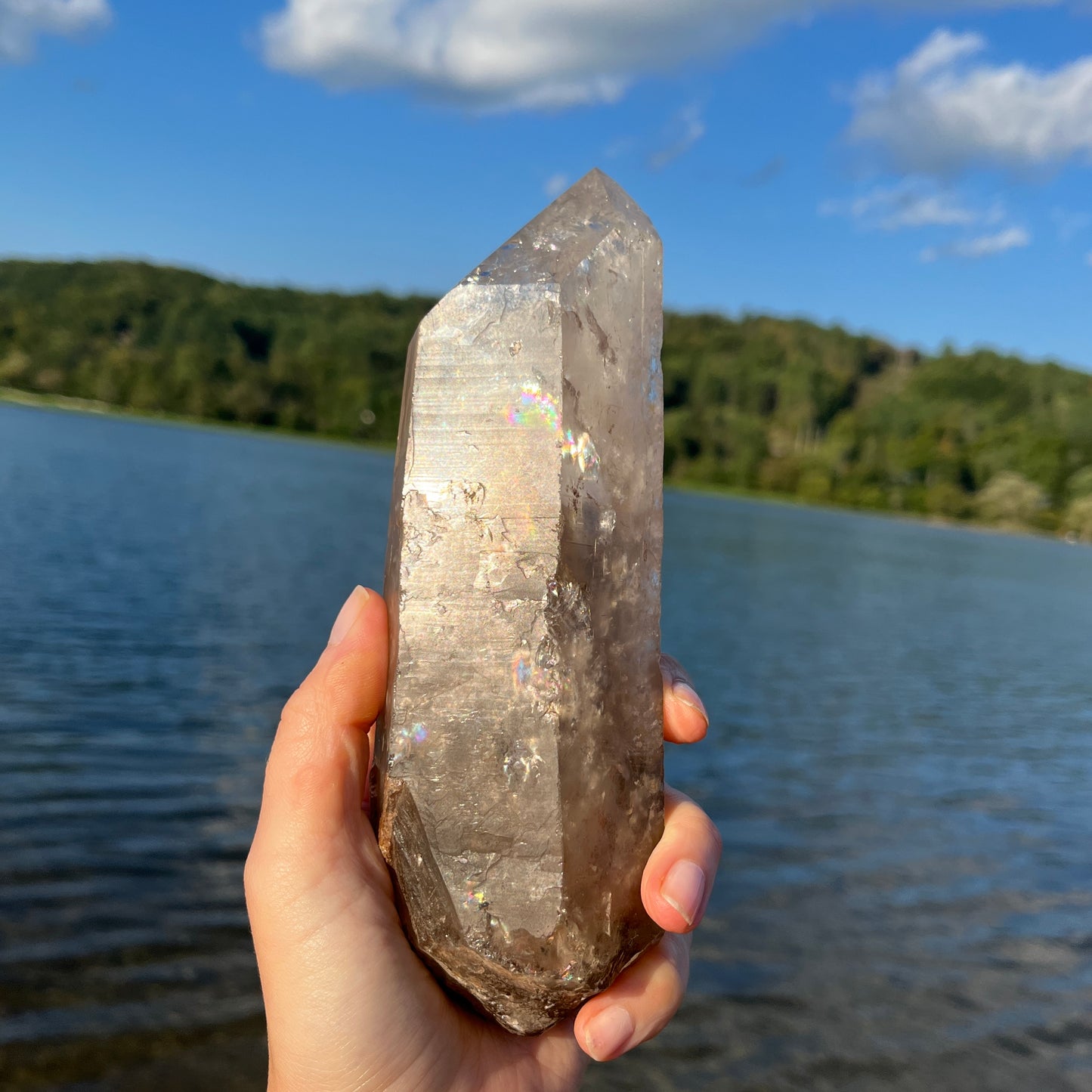 Deeply Rooted Smoky Quartz Point
